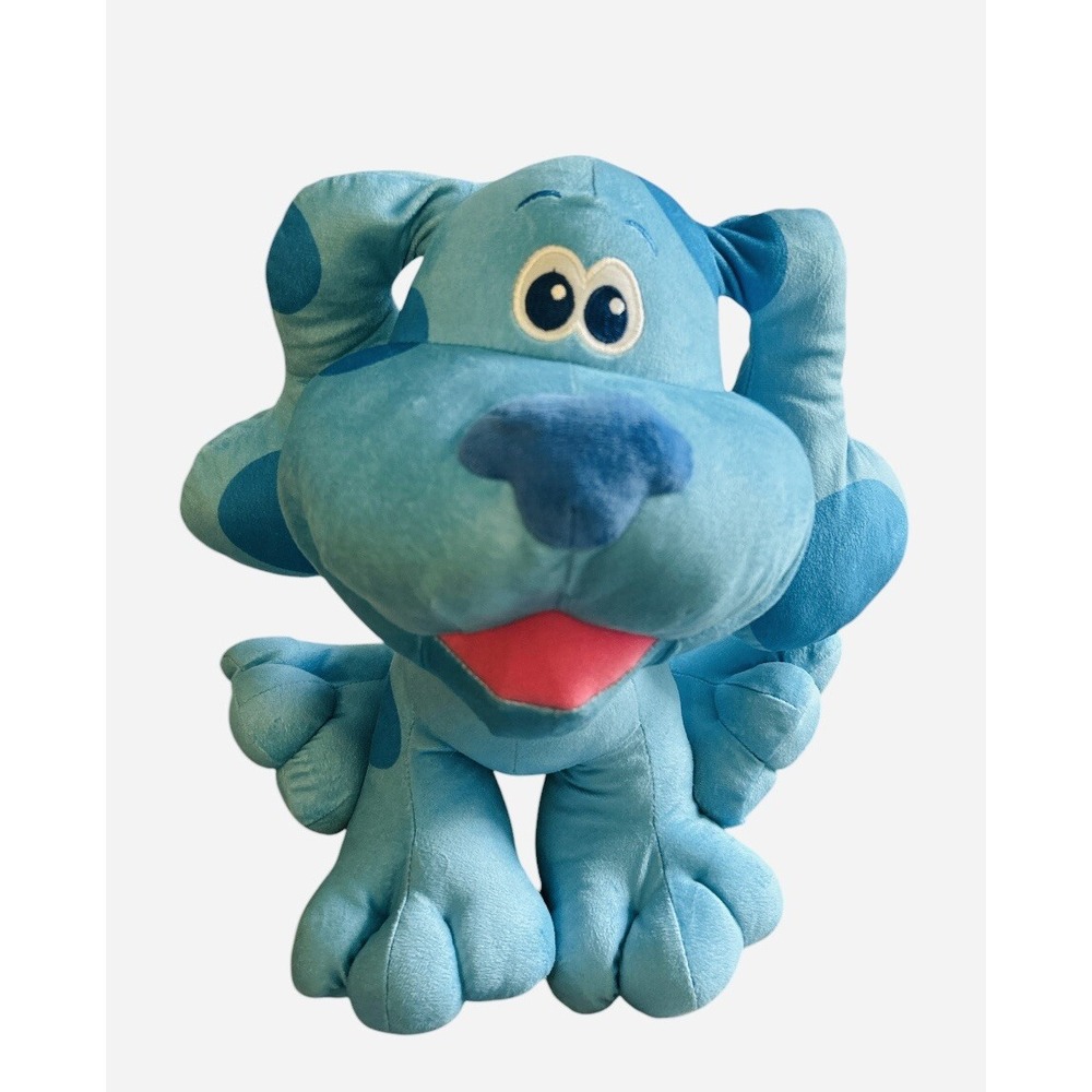 Nickelodeon Blue's Clues & You Blue Dog Plush 16" Stuffed Animal Viacom 2022